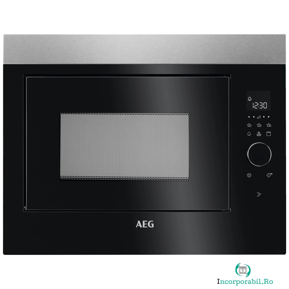 Cuptor cu microunde incorporabil AEG MBE2658DEM, 25.3 l, 900 W, Grill, Negru la 3,399.99 lei ron