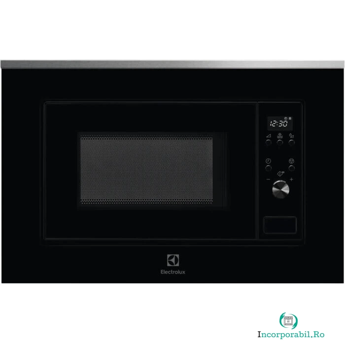 Electrolux Cuptor cu microunde incorporabil Electrolux LMS2203EMX, 20 l, 700 W, Avertizare sonora, Afisaj LED, Negru