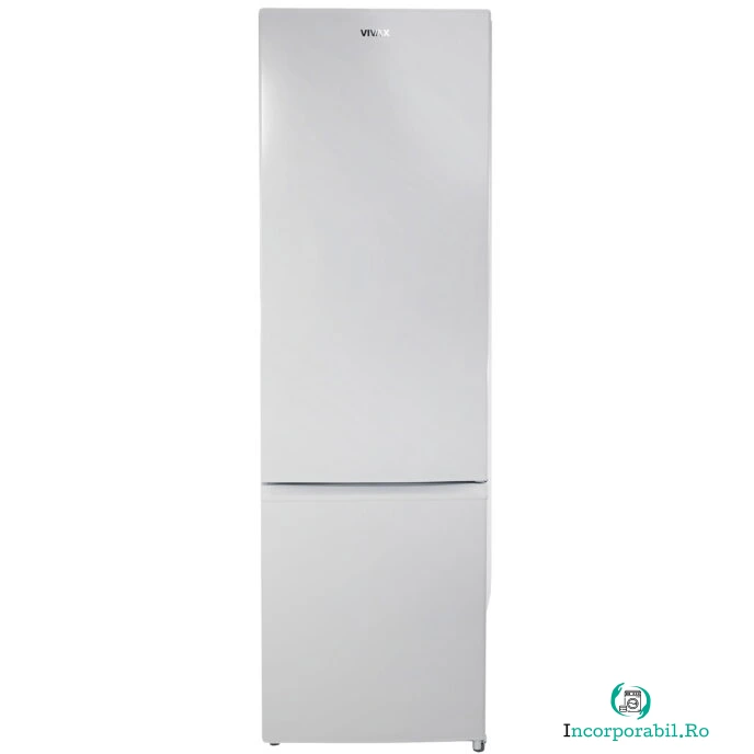 VIVAX Combina frigorifica VIVAX CF-259ELF W, 262 L, Clasa E, Low Frost, Termostat reglabil, Iluminare LED, Suprafata painted metal, Usi reversibile, H 180 cm, Alb