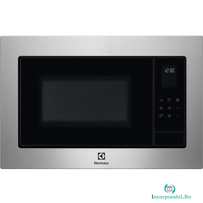 Electrolux Cuptor cu microunde incorporabil Electrolux EMS4253TEX, 25 l , 900 W, Grill 1000 W, Inox/Negru