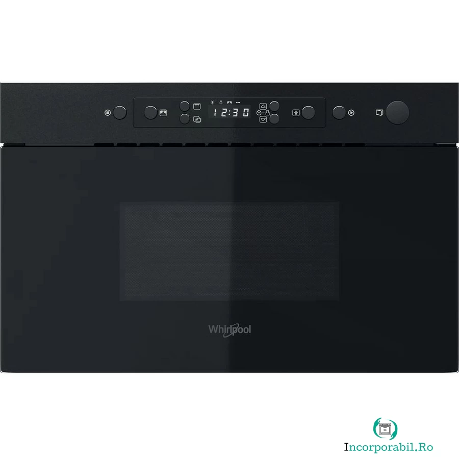 Whirlpool Cuptor cu microunde incorporabil Whirlpool MBNA920B, 22 l, 750 W, Grill, Tehnologia 3D, Child lock, Quartz grill, Jet Start, JetDefrost, Negru la 1,978.99 lei ron
