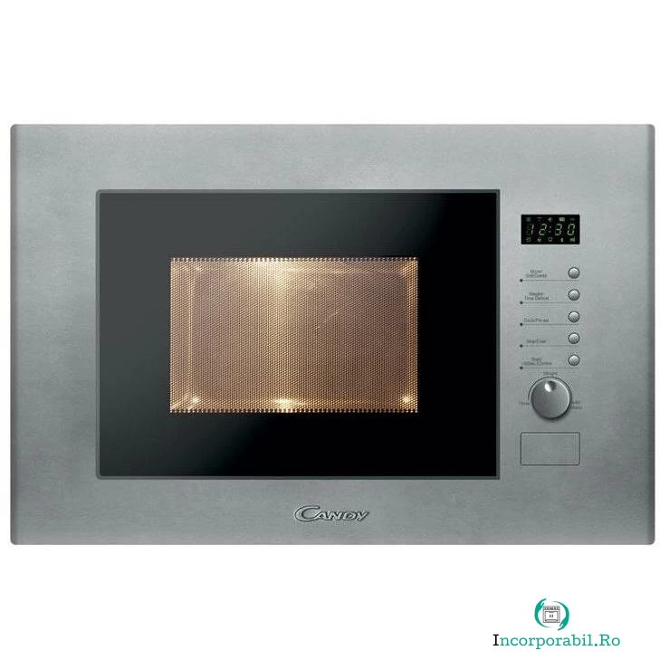 CANDY Cuptor cu microunde incorporabil Candy MIC20GDFX, 20 l, 800 W, Grill, Inox