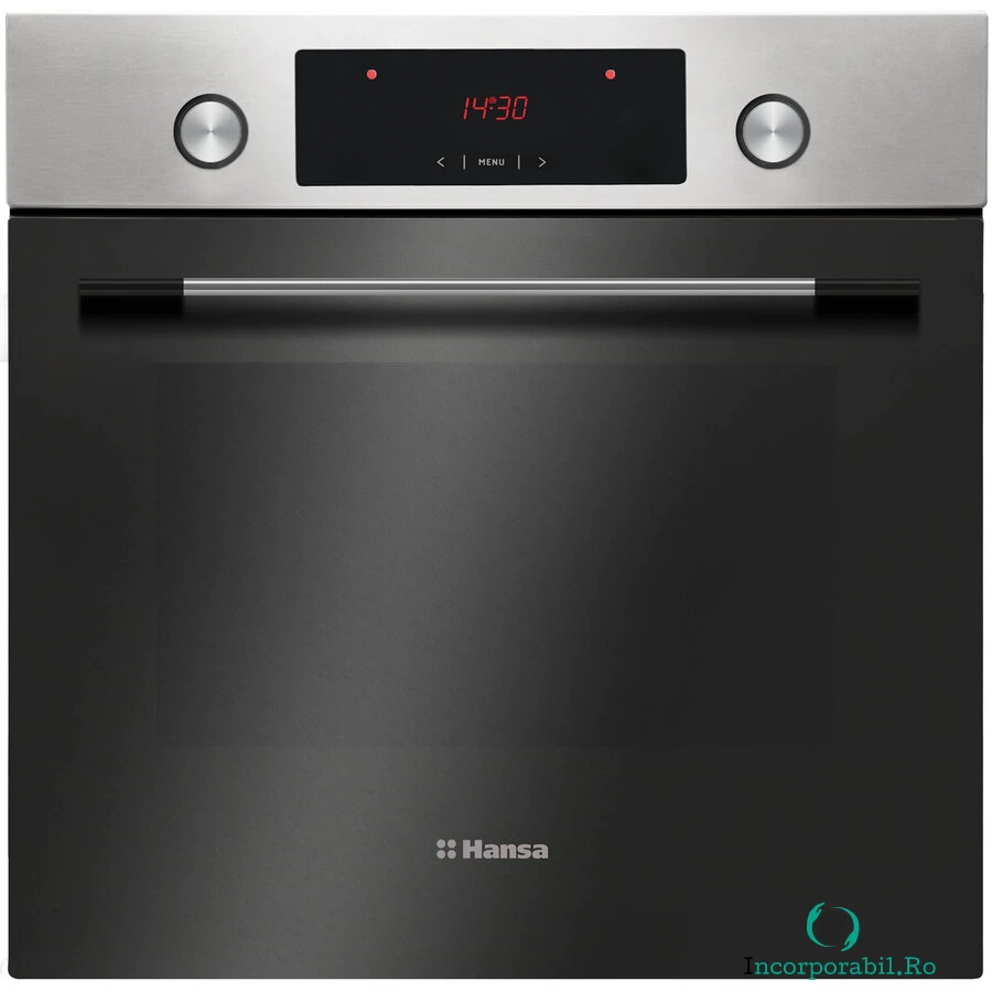 hansa Cuptor incorporabil Hansa Fine BOEI69451, Electric, 65 l, Autocuratare pirolitica, Grill, Display, Clasa A, Inox la 1,759.99 lei ron