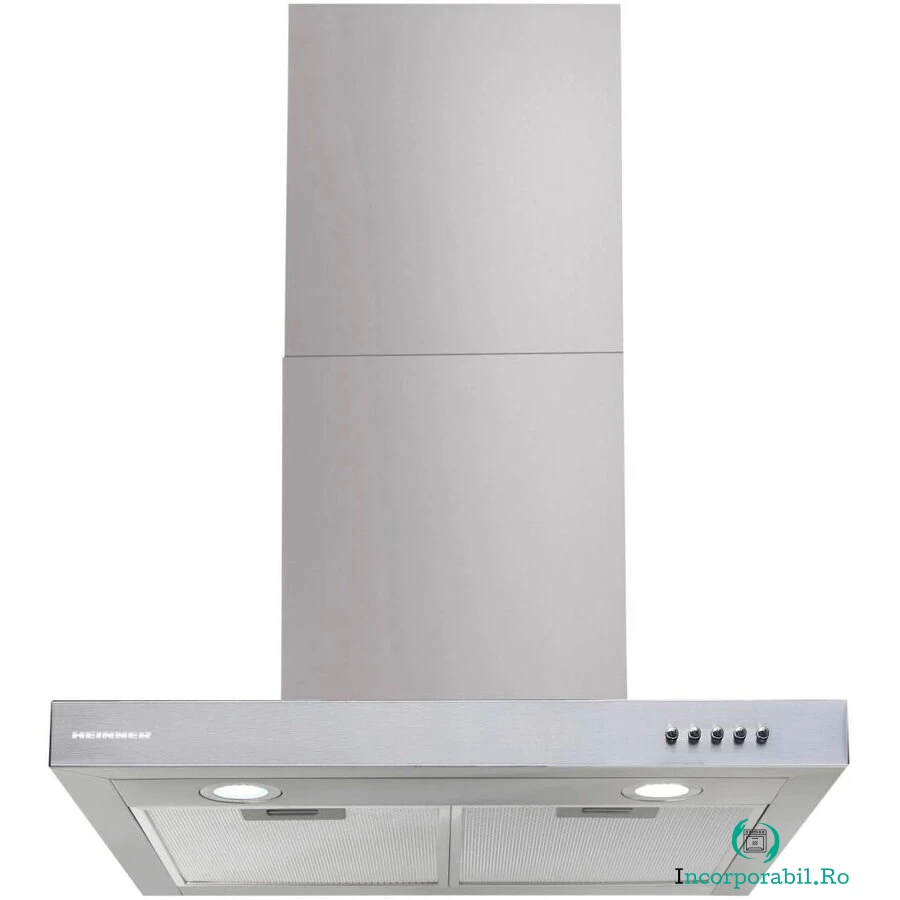 HEINNER Hota incorporabila decorativa Heinner HDCH-360TSS, 1 Motor, Putere de absorbtie 308.1 m3/H, Lumina LED, 3 trepte de viteza, 60 cm, Inox la 417.99 lei ron