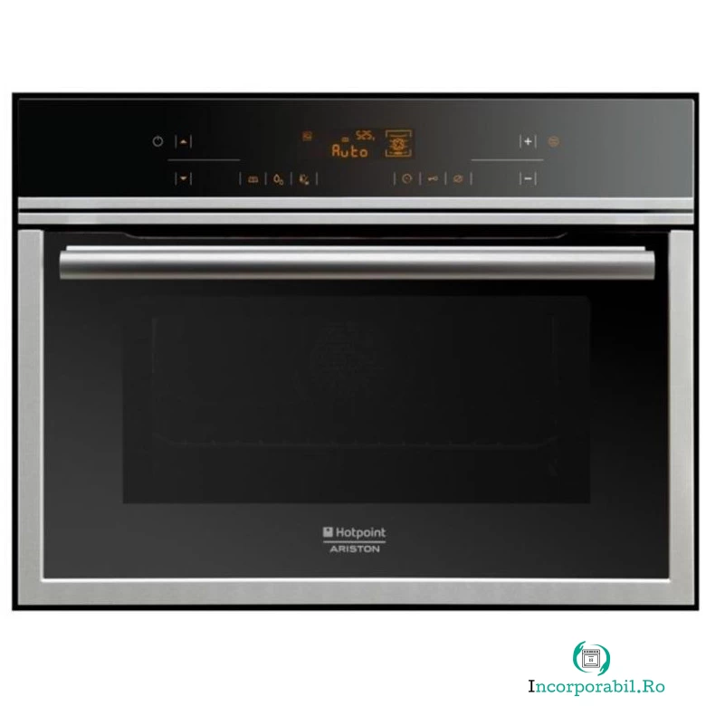 Cuptor cu microunde incorporabil Hotpoint MWK 434.1 X/HA, 40 l, 1000 W, Inox la 2,899.99 lei ron