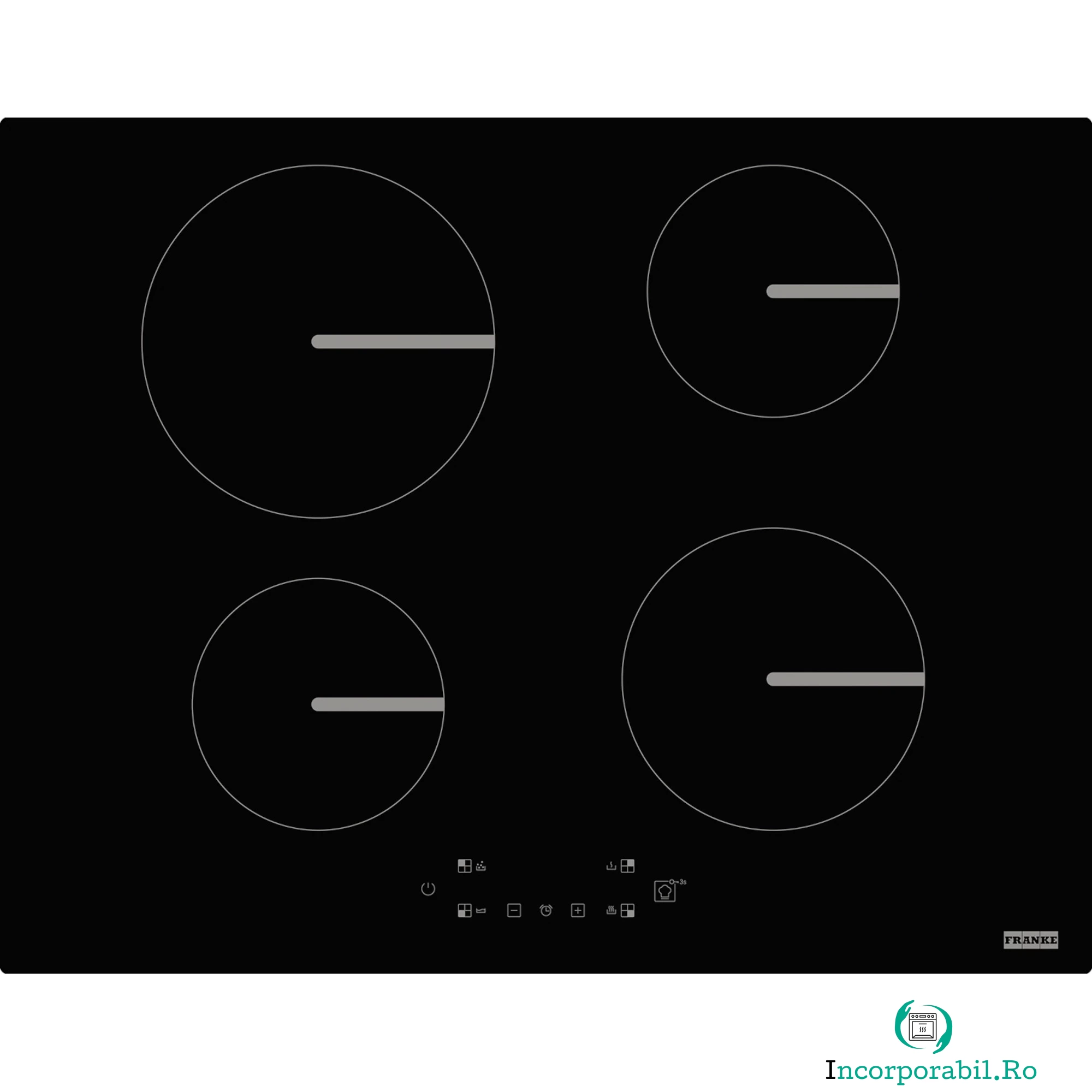 Plita incorporabila Franke FSM 654 I BK, Inductie, 4 arzatoare la 2,199.99 lei ron