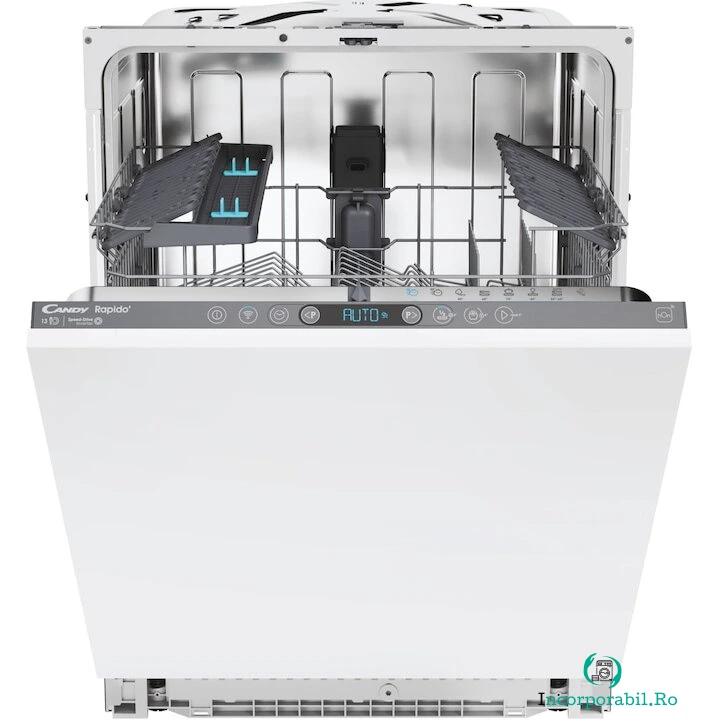 CANDY Masina de spalat vase incorporabila Candy Rapido CI 3C6F0A, 13 seturi, 8 programe, Clasa C, WiFi+Ble, Wash & Dry 35', Motor Speed-Drive Inverter , Automatic Open Door, 60 cm la 1,705.99 lei ron