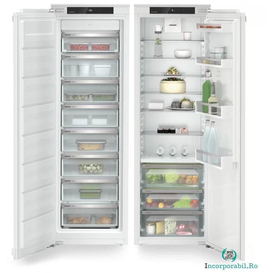 Combina frigorifica incorporabila Side by Side Liebherr IXRF 5125 Plus, NoFrost, BioFresh, SuperSilent, DrySafe, Display Tactil, 507 l la 16,267.89 lei ron