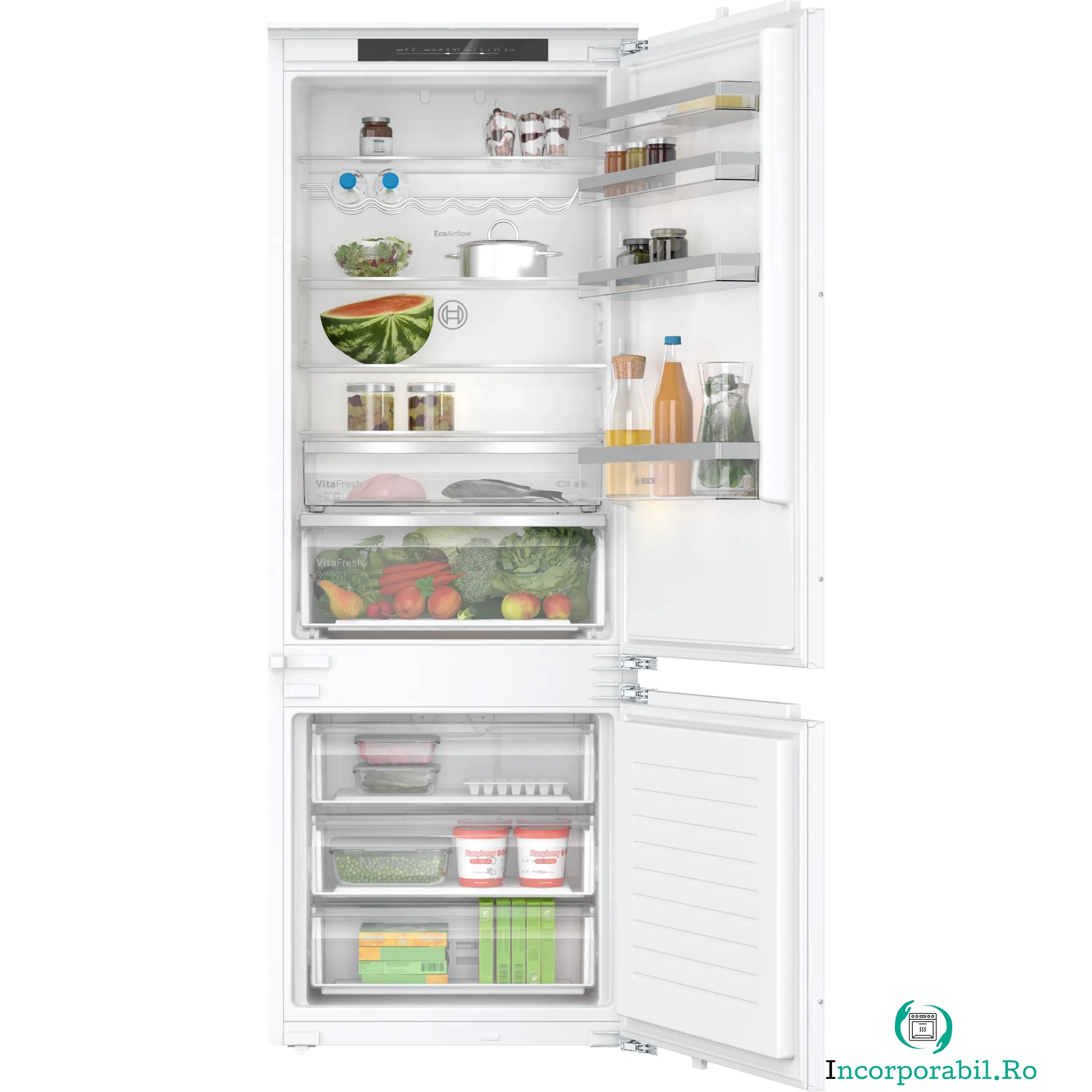 Combina frigorifica incorporabila Bosch KBN96VFE0, No Frost, Iluminare LED, Home Connect, Clasa E la 5,899.99 lei ron