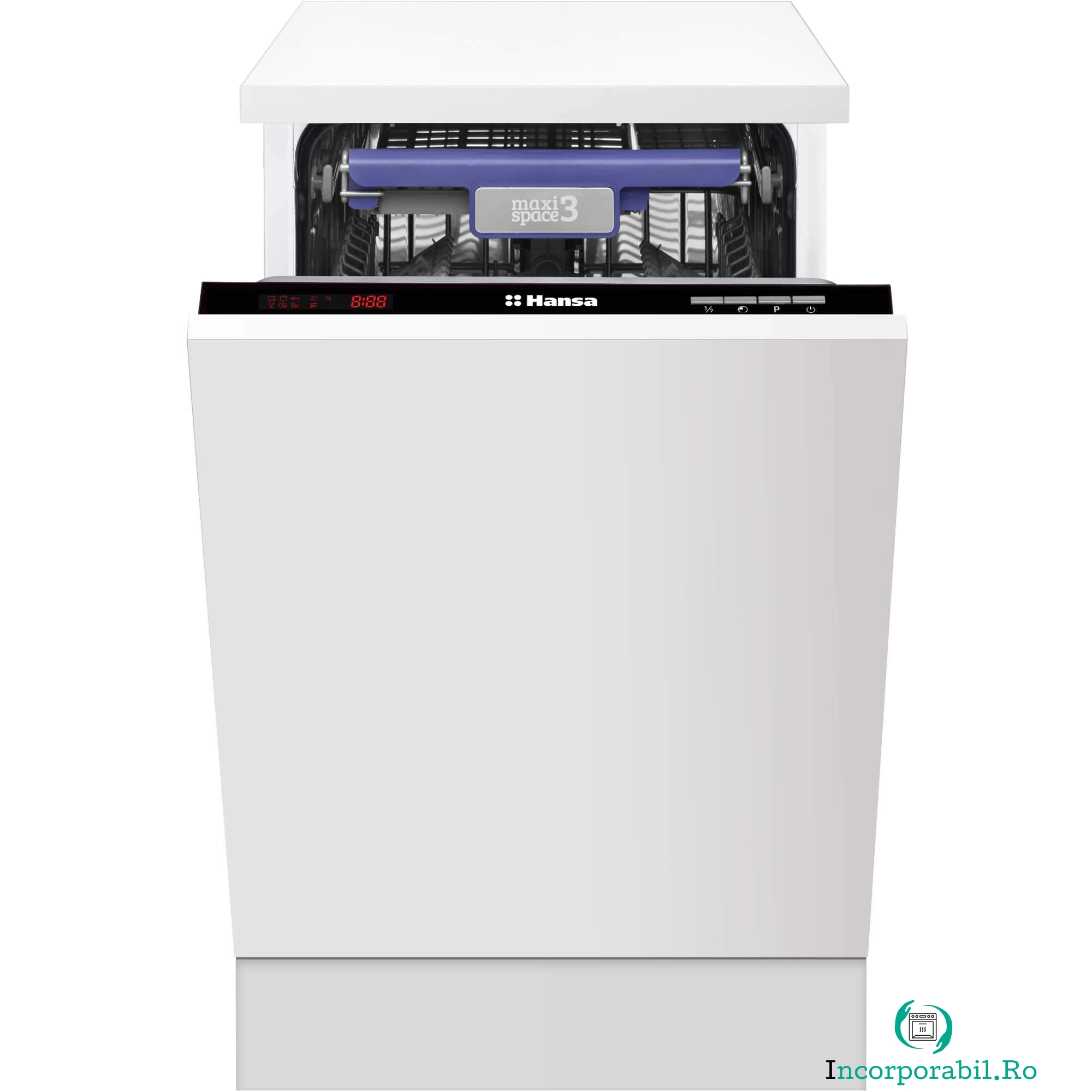 Masina de spalat vase incorporabila Hansa ZIM 426EH, 10 seturi, 6 programe, Clasa A++ la 1,849.99 lei ron