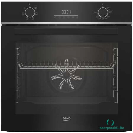 Beko Cuptor Incorporabil Beko 72l 2400W 6 Programe, LED, Sticla 220-240V 27.5kg, Clasa A, Negru la 1,333.99 lei ron