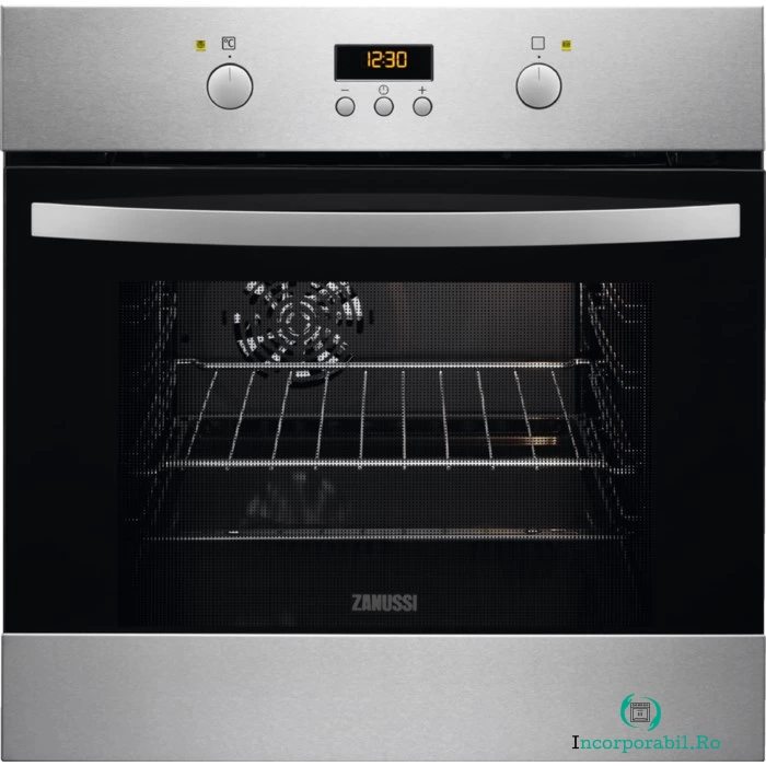 Cuptor incorporabil Zanussi ZOB35702XV, Electric, Grill, 56 l, Multifunctional, Clasa A