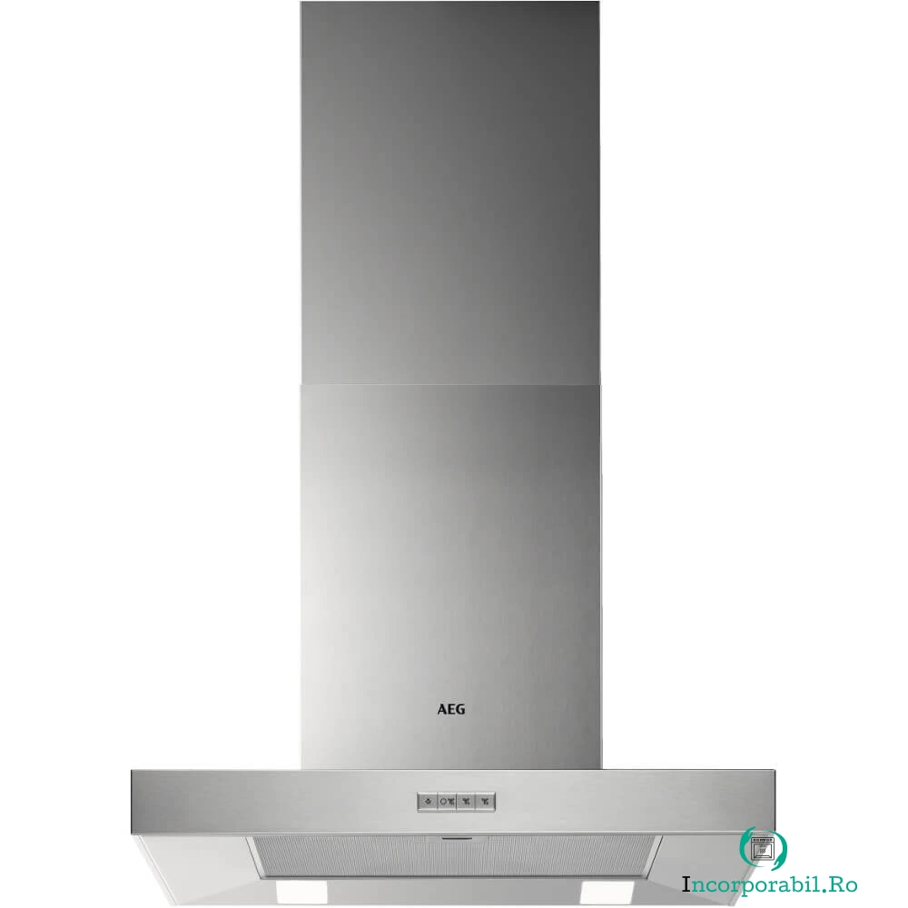 Hota incorporabila semineu AEG DBB4650M, 603 mc/h,1 motor la 1,899.99 lei ron