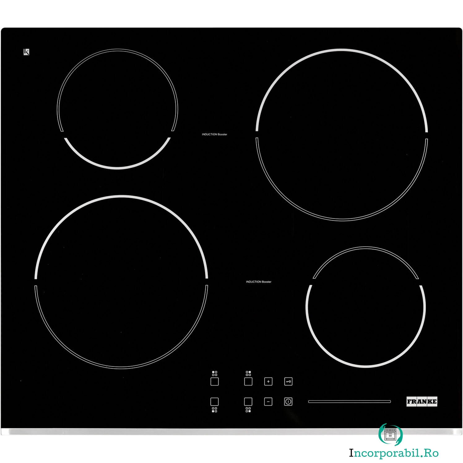 Plita incorporabila Franke FH 604-1E 4I T PWL, Inductie, 4 Zone de gatit