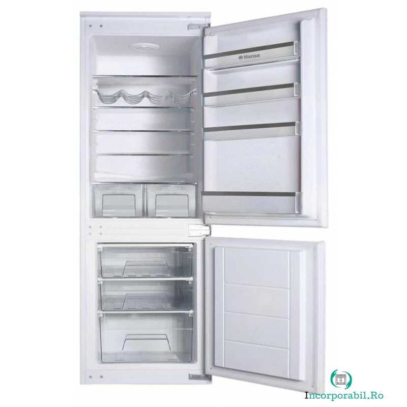 hansa Combina frigorifica incorporabila Hansa BK316.3AA , 242 l, Clasa E, Control mecanic, H 177 cm, Alb la 2,539.99 lei ron