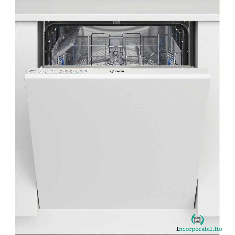 Masina de spalat vase incorporabila Indesit DIE2B19, 13 seturi, 5 programe, Clasa F