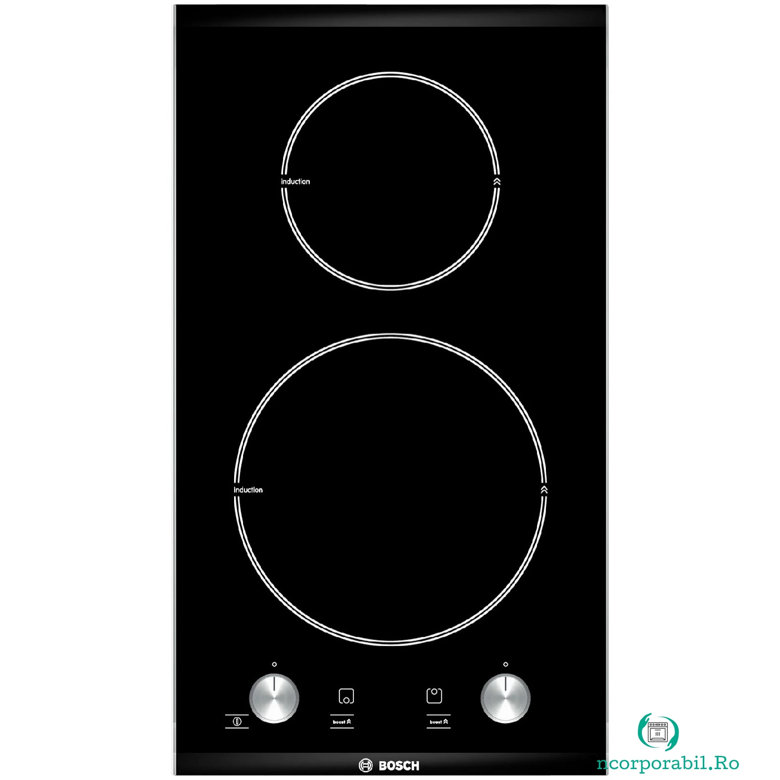 Plita incorporabila Bosch PIE375C14E, Inductie, 2 zone de gatit la 2,199.99 lei ron