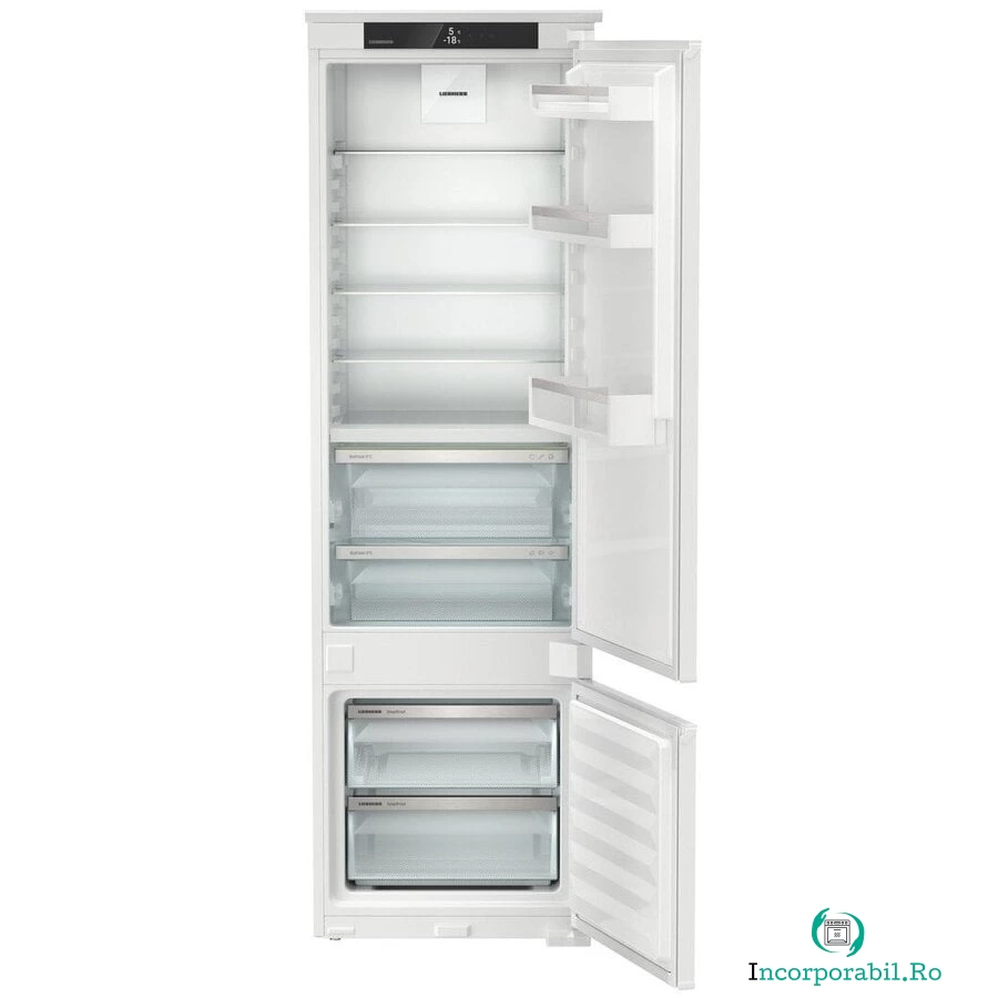 Combina Frigorifica Incorporabila LIEBHERR ICBSd 5122 Plus, 255l, H 178.8 cm, SmartFrost, DuoCooling, BioFresh, Clasa D, Alb la 7,116.63 lei ron