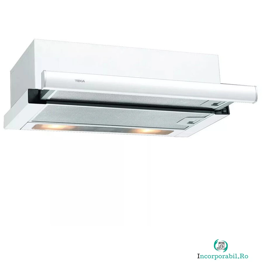 TEKA Hota incorporabila Teka TL 6310, Telescopica, Putere absorbtie 366 mc/h, 1 motor, 60 cm, Alba