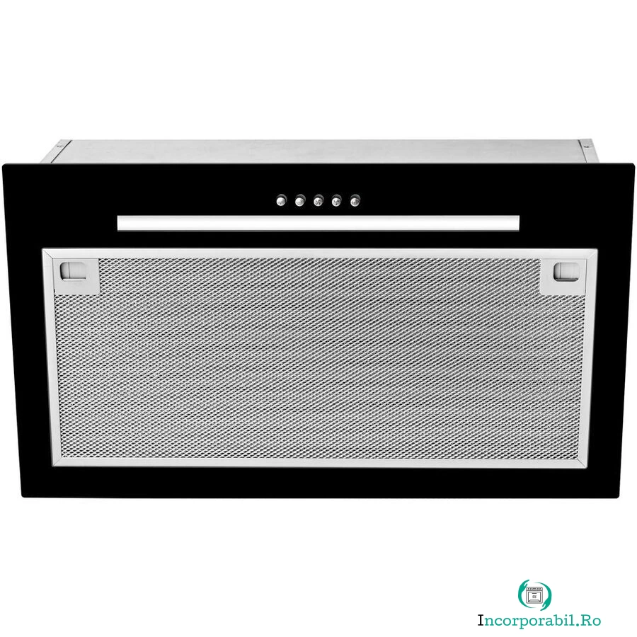 TEKA Hota incorporabila TEKA GFG 2 Black, Putere de abosrbtie 329 m3/h, Iluminare LED, Clasa D, 55 cm, Negru