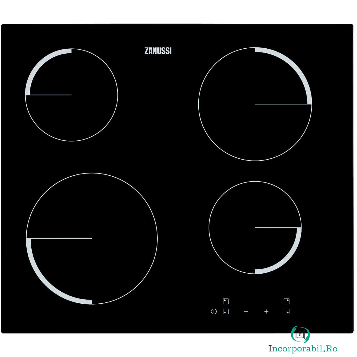 Plita incorporabila Zanussi ZEV6240FBA, Vitroceramica, 4 zone de gatit
